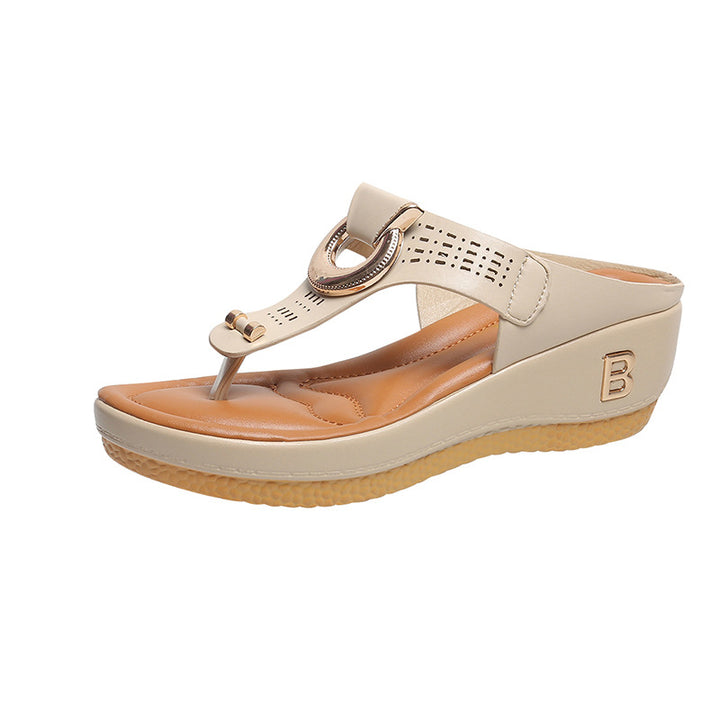 Dame Wedge-sandaler med moderne rem og komfortabelt fodsenge Stilla