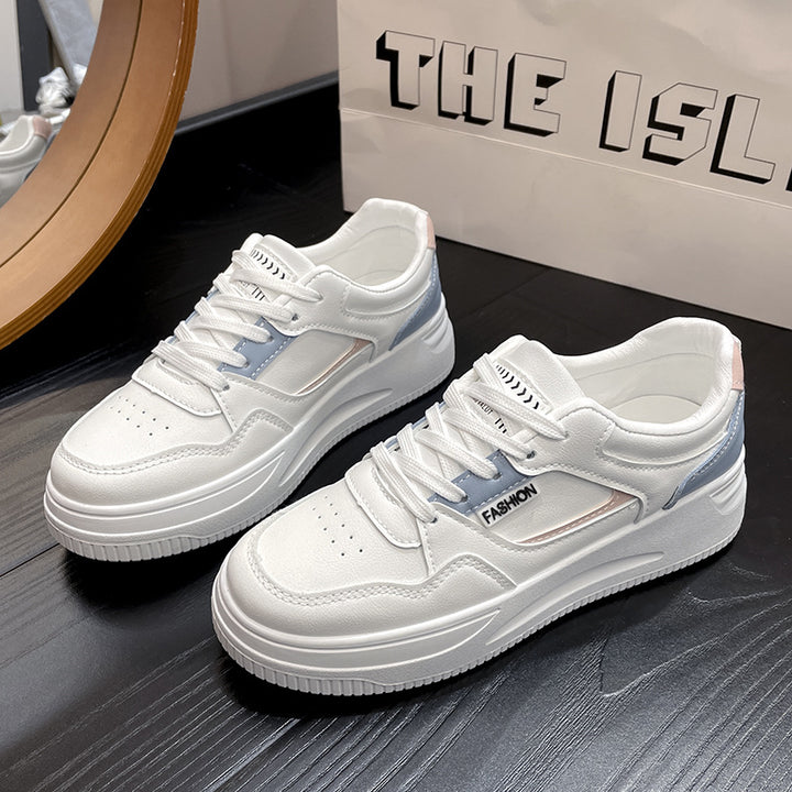 Dame moderigtige sneakers med alsidigt design og tyk sål Stilla