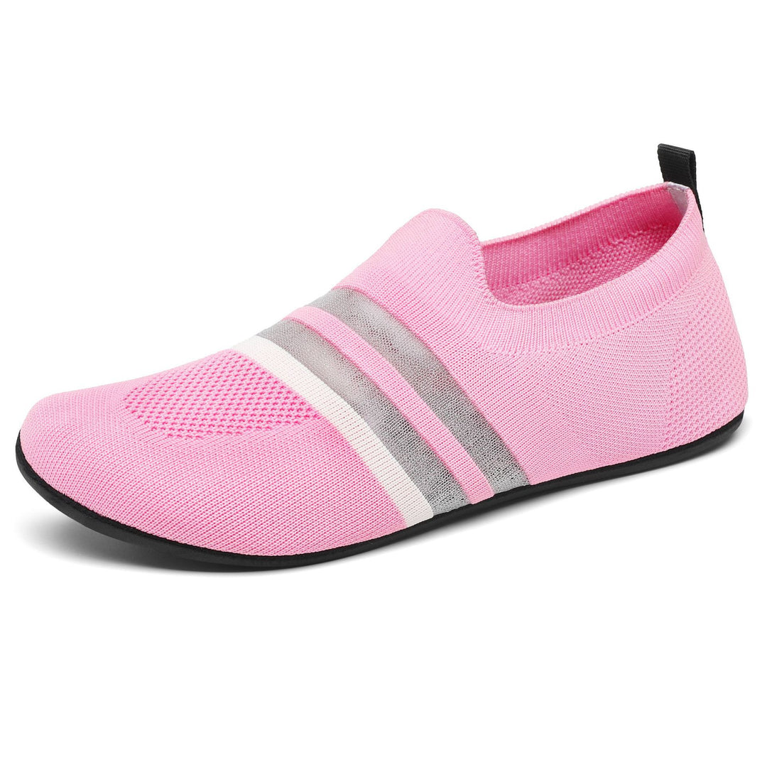 Dame nan ultra-fleksibel strik-ballerina med sok-lignende skaft, elastisk indgang og skridsikker flexsole Skovae