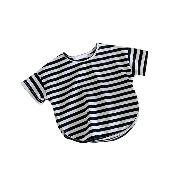 Børns stribede kortærmet T-shirt Stilla