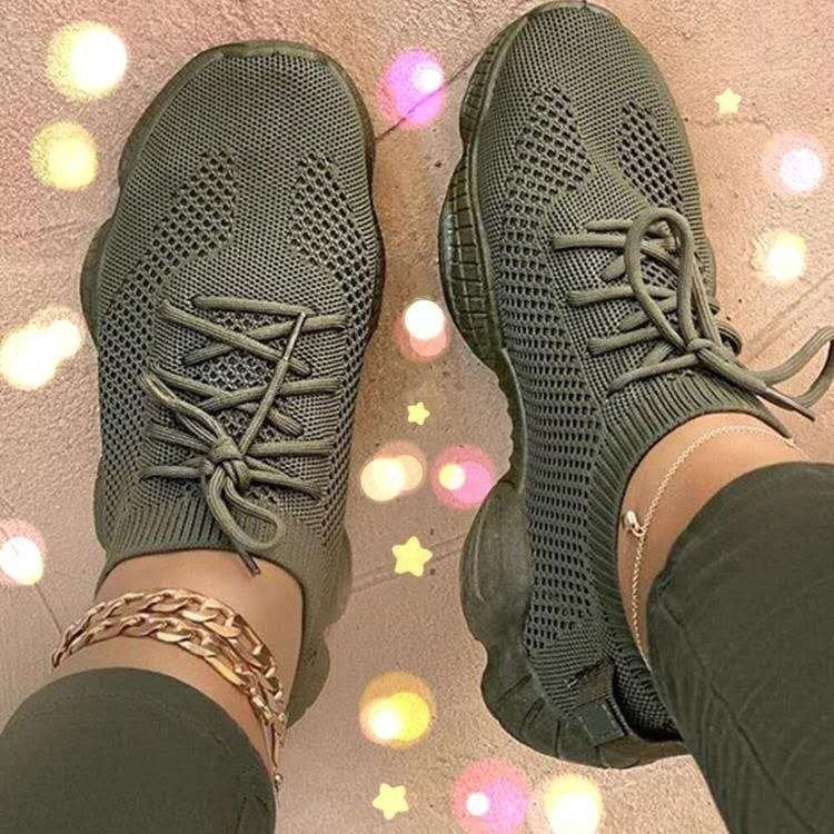 Dame Åndbare Sokkesneakers med elastisk sål og skridsikkert profil Stilla