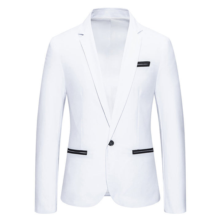 Herrer skræddersyet Slim-Fit Blazer med kontrasterende besætning Stilla