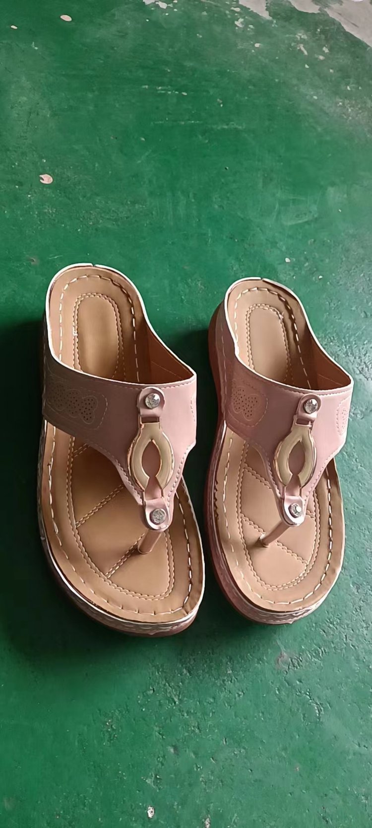 Damer Bekvemme Tå-split Sandaler med elegant Rem-design Stilla
