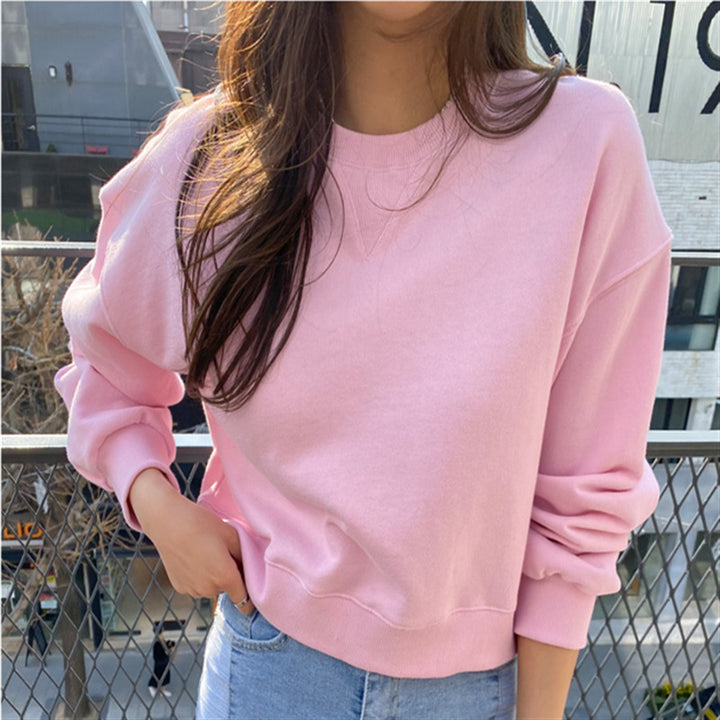 Kvindernes afslappede sweatshirt med voluminøse ærmer Stilla