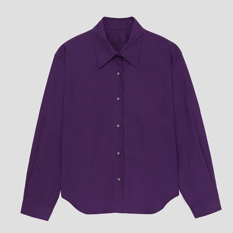 Dame Elegant Skjorte med oversized snit og moderne detaljer Stilla