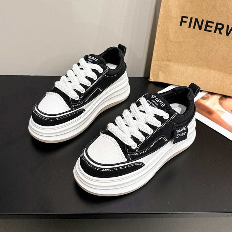 Dame Sporty Sneakers med dæmpende platform og åndbar overfladestruktur Stilla