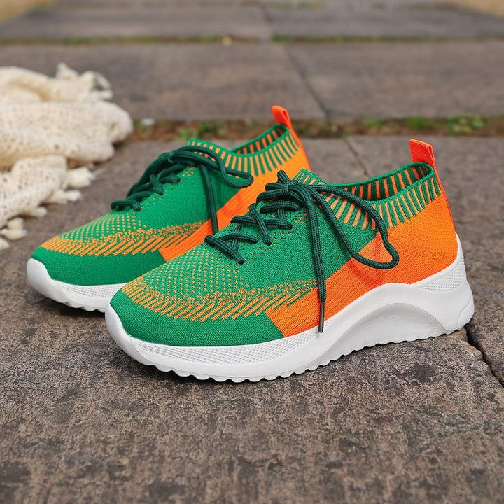 Dame Åndbare Sportsneakers med skridsikker sål og innovativt strikdesign Stilla