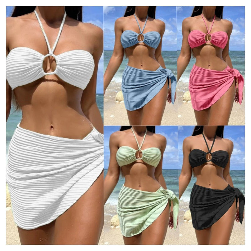 Dame To-delt Ruffles-Bikini-Sæt Stilla
