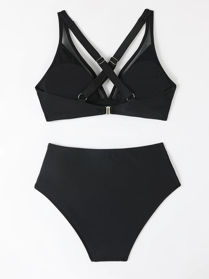 Dame Højskåret Sport Bikini Sæt Stilla 1750840067