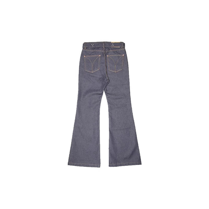 Dame Højskårne Flared Jeans med justerbar Talje Stilla