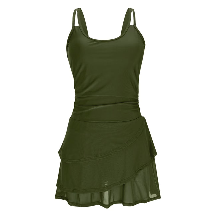 Dame Sporty svømmedragt med elegant skirt Skovae