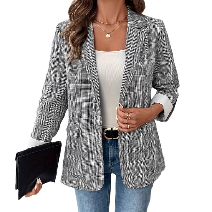 Dame Måltilpasset Ternet Blazer Stilla