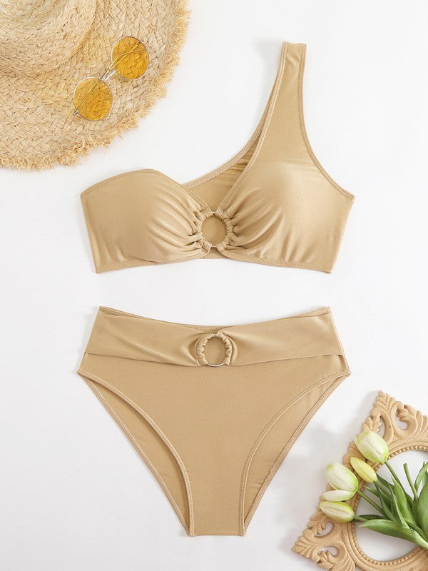 Dame Én-Skulder Bikini Sæt Stilla