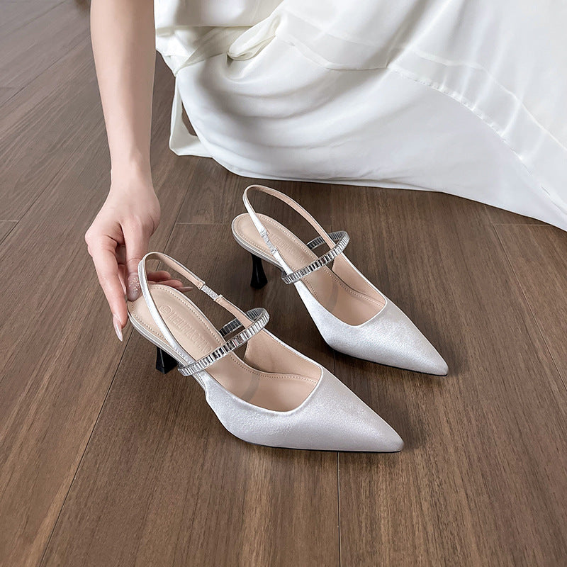 Dame elegante Sling-Pumps med moderne rem Stilla