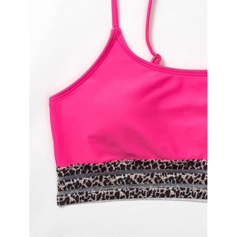 Dame Sporty bikini med stilfulde mønstre og høj talje Stilla