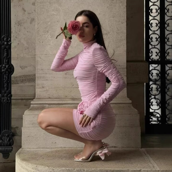 Dame elegant, figursyet bluseoberdel med flæsedetaljer Stilla
