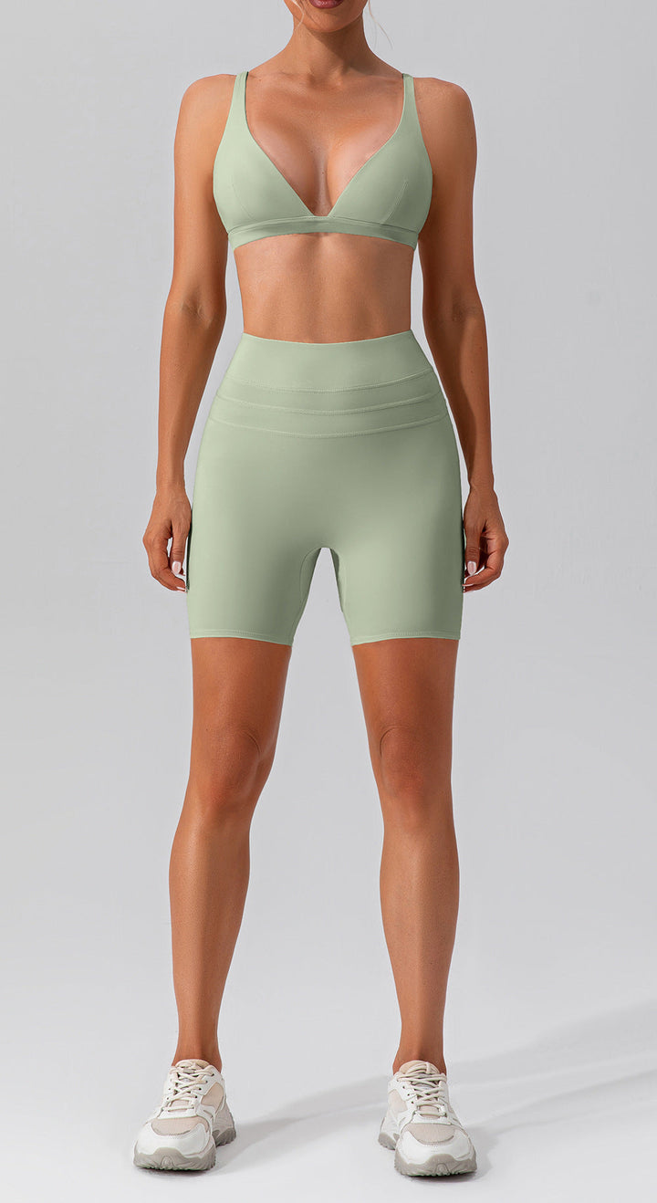 Stilla | Nude Feel Yoga Pants Hip Lift, Belly Shaping, Slim Fit Fitness Bukser Til Kvinder