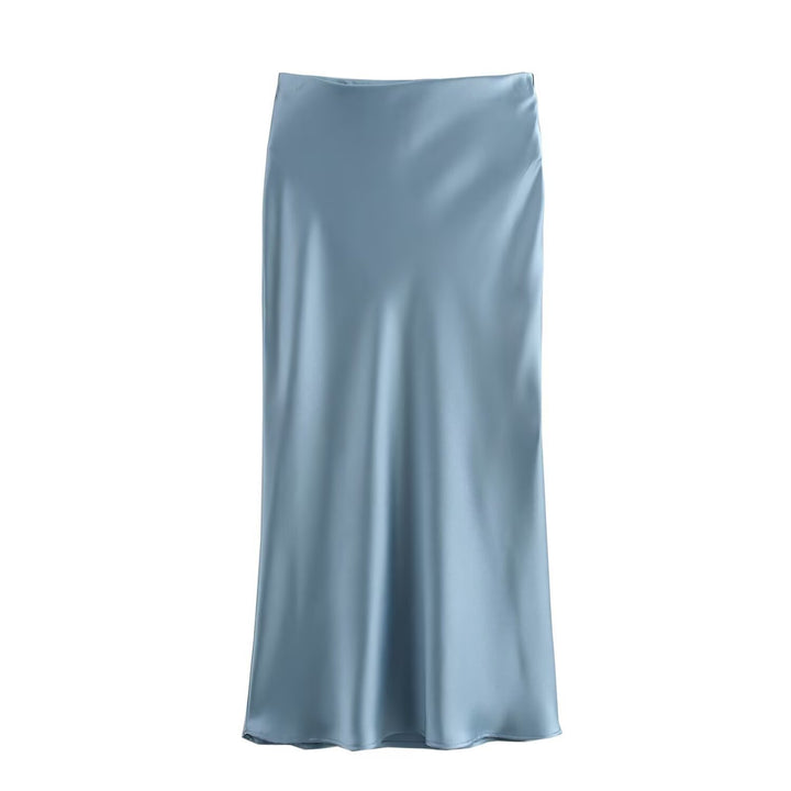 Dame lang satin skirt Skovae