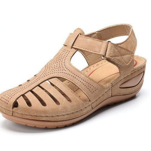 Dame Komfort Riemchen Wedge Sandaler Stilla