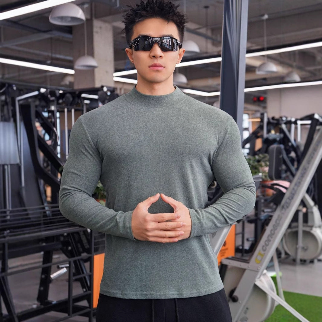 Herre Fitness Langærmet shirt med moderne snit og åndbar teknologi Stilla