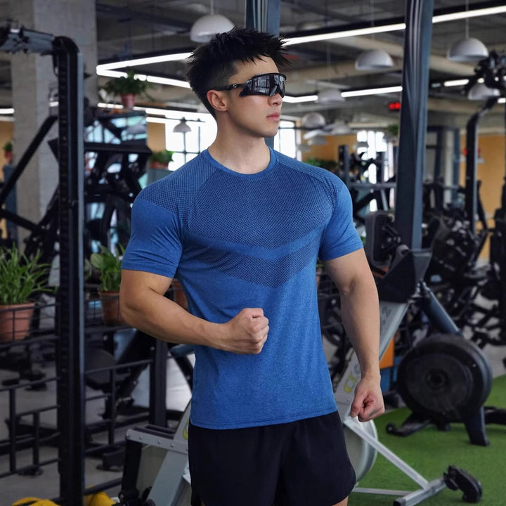 Herrer Åndbart Sport T-shirt med ergonomisk snit og innovativt design Stilla
