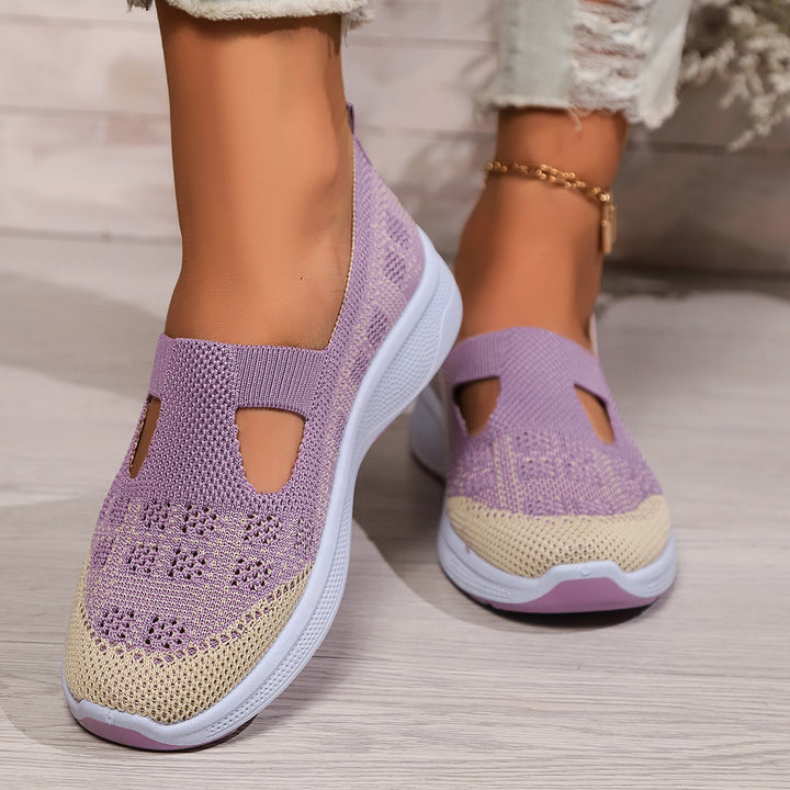 Dame Slip-On Sneakers med elastisk overdel Stilla