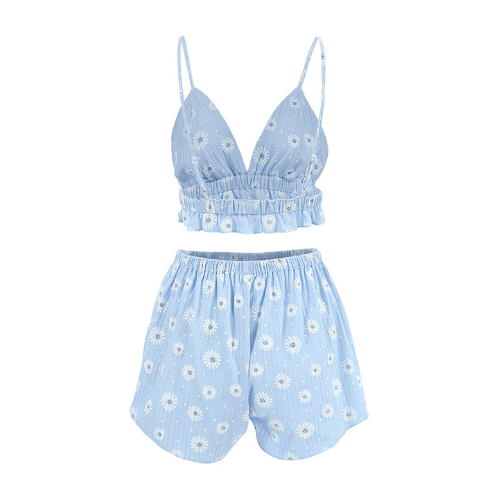 Dame Rynket Bikini-Sæt med Kimono-Top Stilla