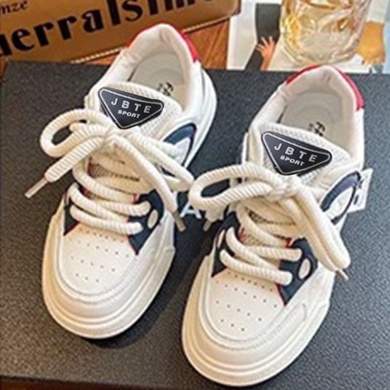 Dame Sneakers i vintage-stil med slidstærkt overmateriale og unikt snøresystem Stilla