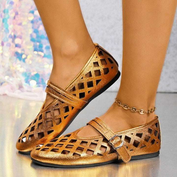 Dame Clogs med elastisk gitterdesign og komfortabelt fodseng Stilla