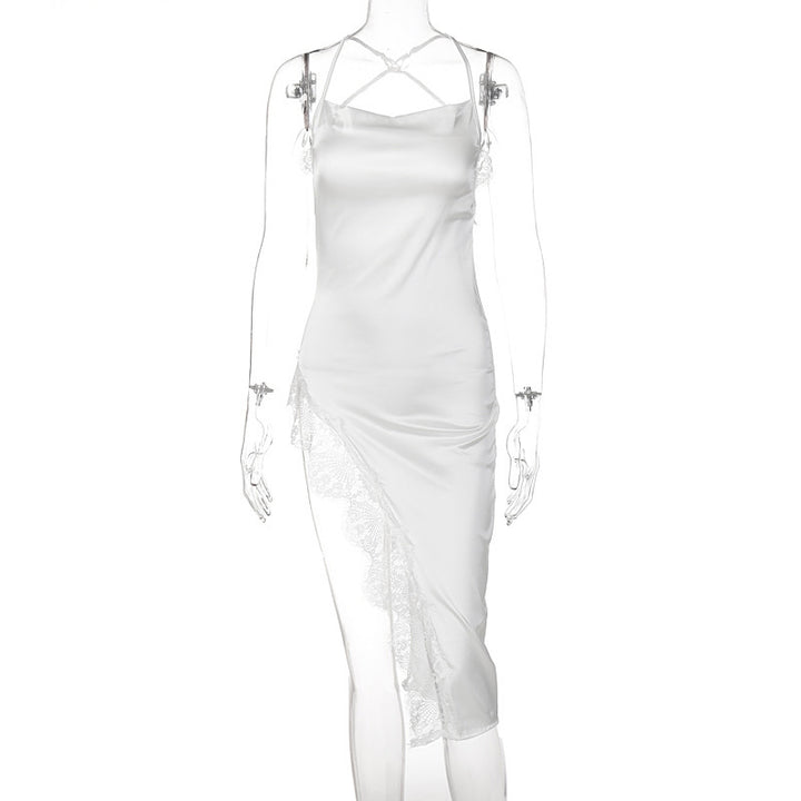 Dame Elegant spidskjole med raffineret snit og langstrakt design Stilla