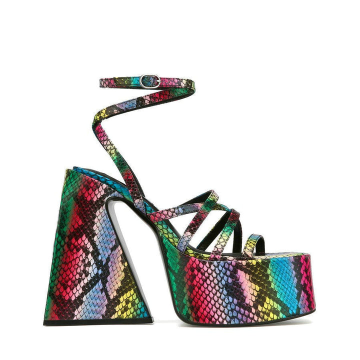 Femme Strappy Plattform Højhælede Sandaler Stilla
