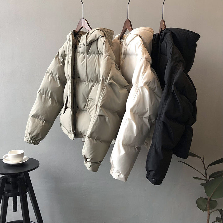 Dame quilted jacket med hætte og praktiske lommer Stilla