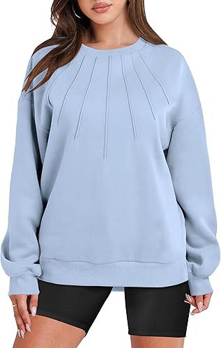 Dame Sweatshirt med raffineret foldedesign Stilla