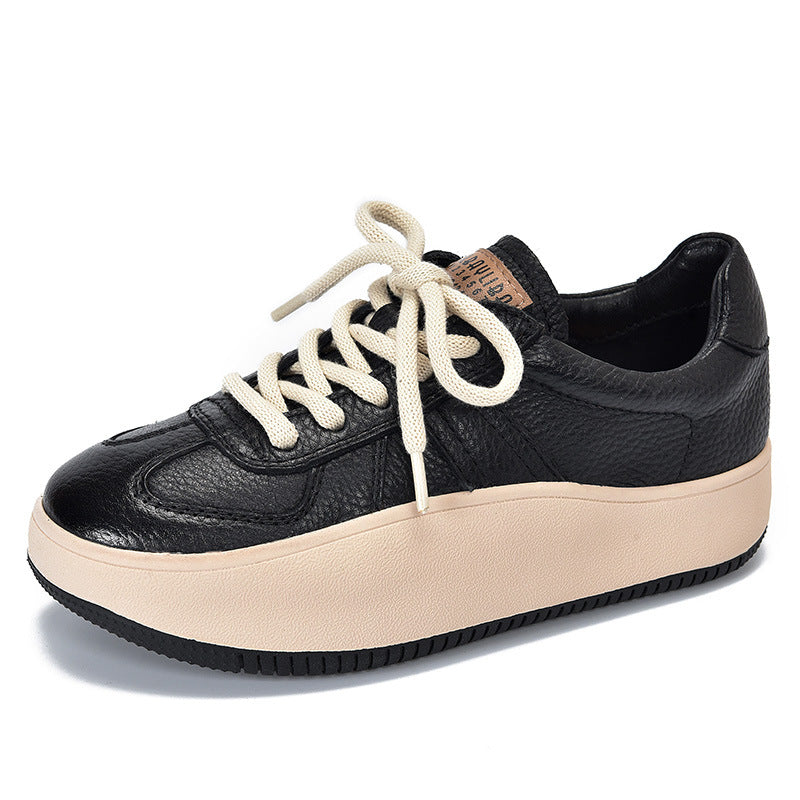 Dame Komfortable Sneakers i urban stil med tykk platformsål og åndbart overmateriale Stilla