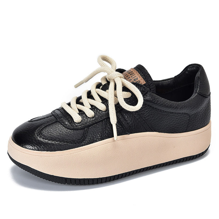 Dame Komfortable Sneakers i urban stil med tykk platformsål og åndbart overmateriale Stilla