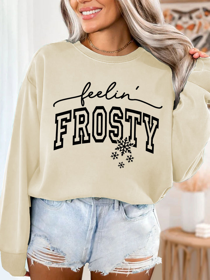 Kvinderne sweater med grafisk print Stilla