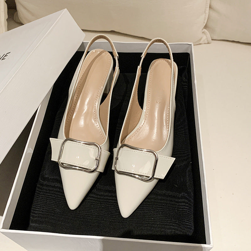 Stylish Slingback-pumps til damer med spænde-detalje Stilla
