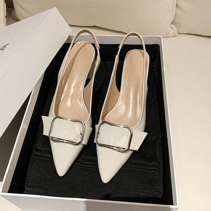 Stylish Slingback-pumps til damer med spænde-detalje Stilla
