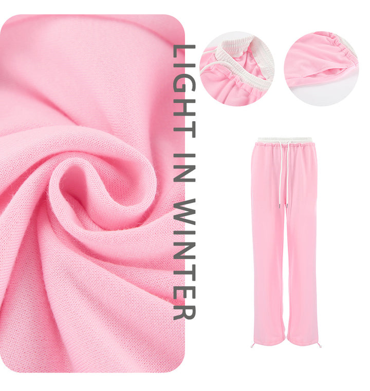 Dame High-Waist joggingbukser med elastisk talje og sidelommer Stilla