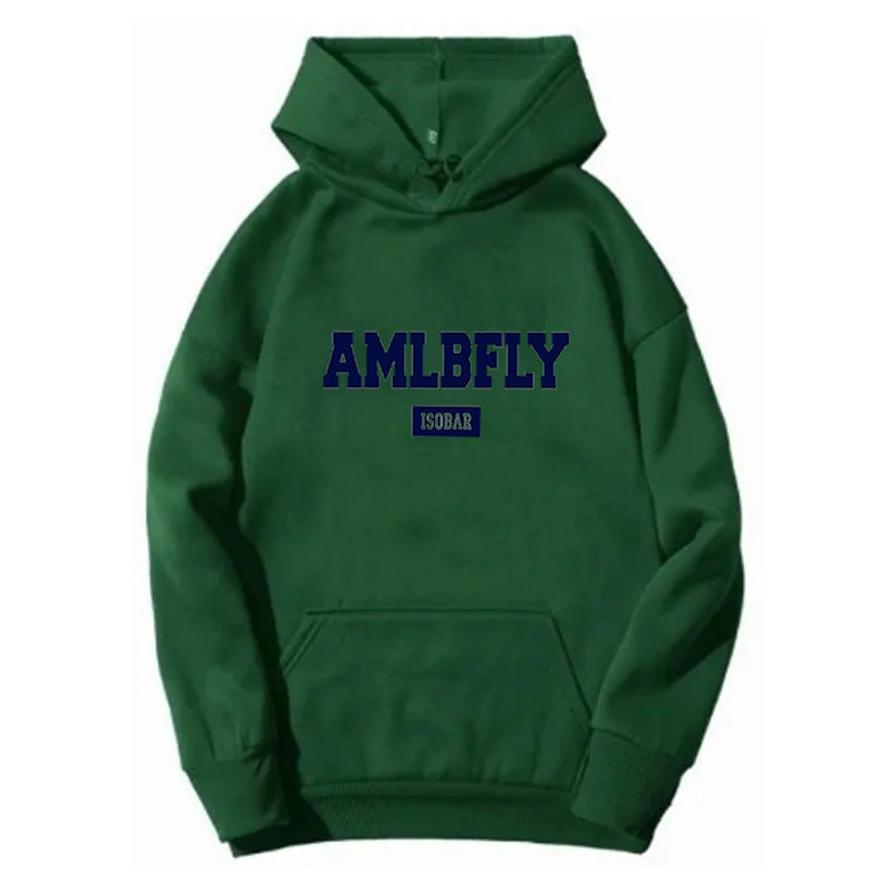 Kvinders hoodie med fashionable print Skovae