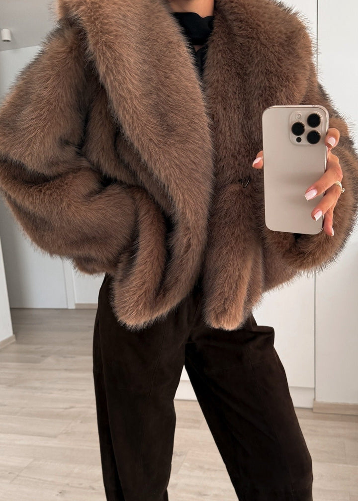 Stilla | Eg-Faux-Fur-Jakke