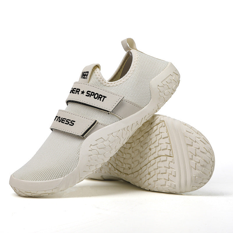 Dame nan åndbare velcro-sneakers med fleksibel skridsikker gummisål Skovae