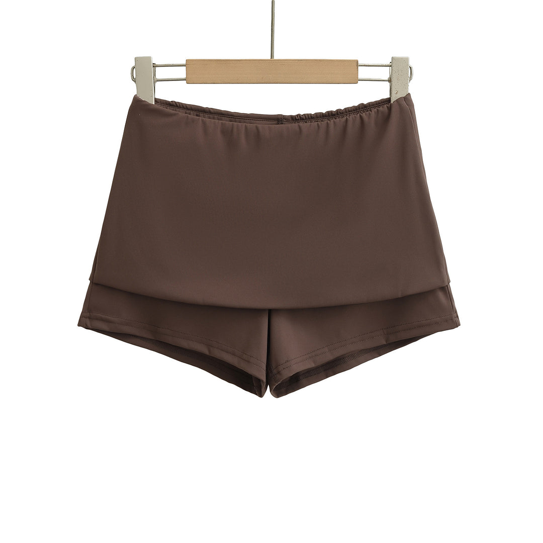 Dame sportshorts med indbygget inderbuxer og elastisk talje Stilla