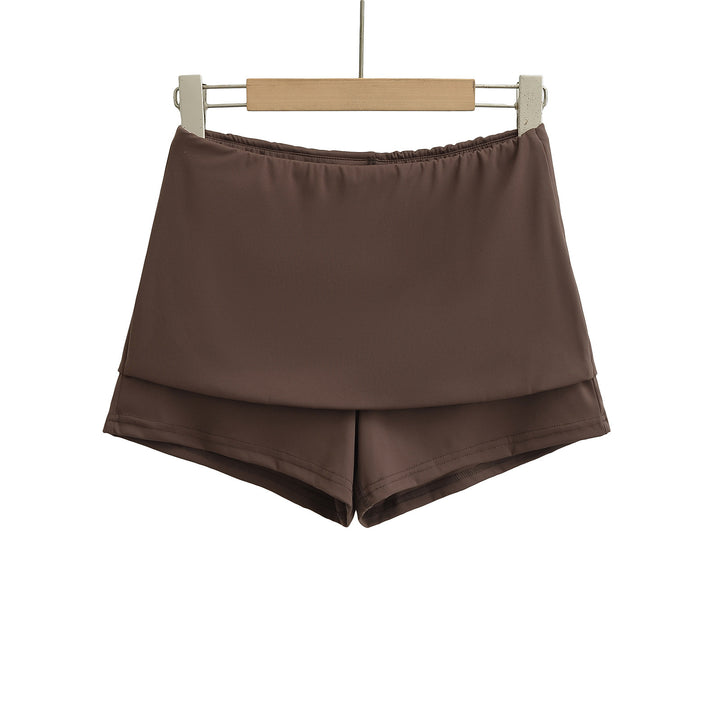 Dame sportshorts med indbygget inderbuxer og elastisk talje Stilla