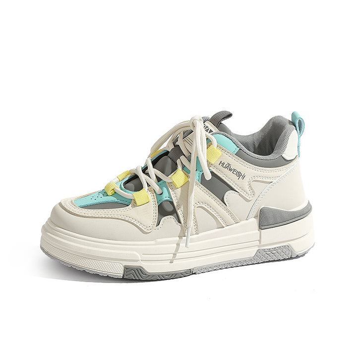 Dame mode Chunky Sneakers med åndbare indsatser og dämpende sål Stilla