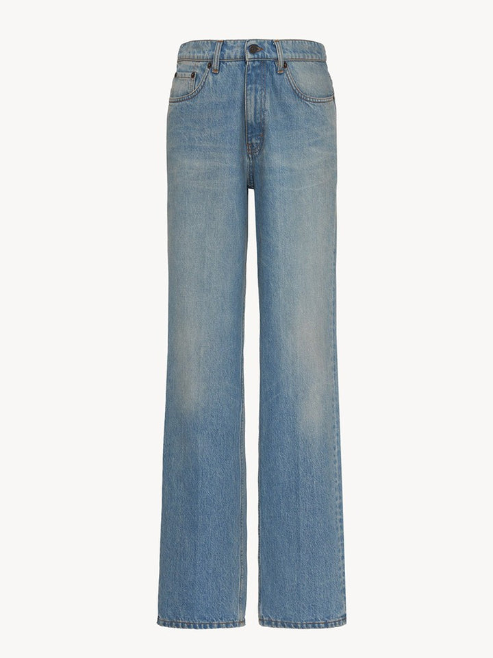 Damer højtaljede, brede jeans Stilla