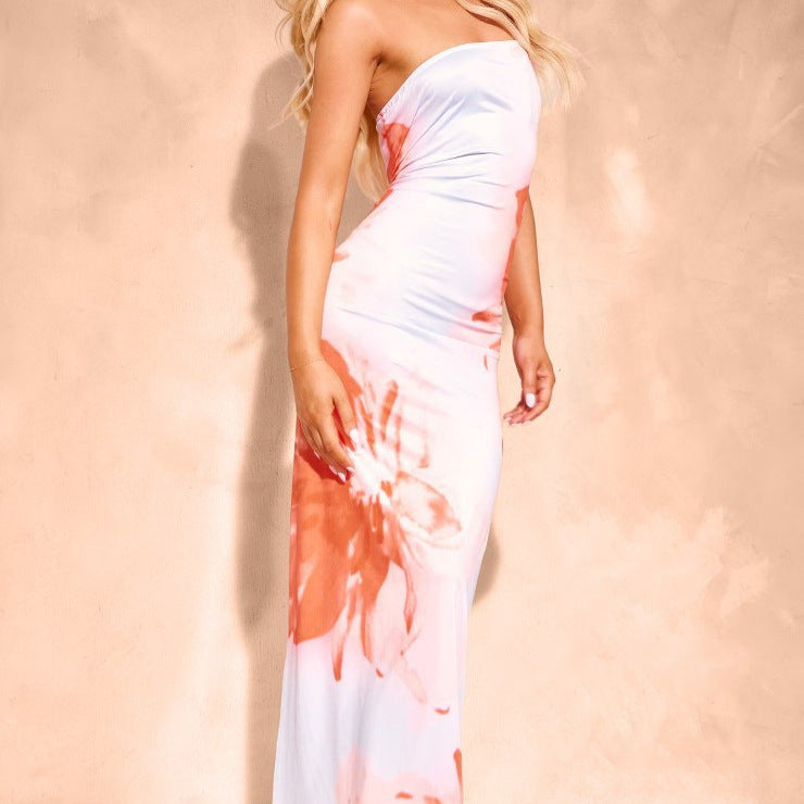 Femme Bodycon Maxi Kjole Stilla