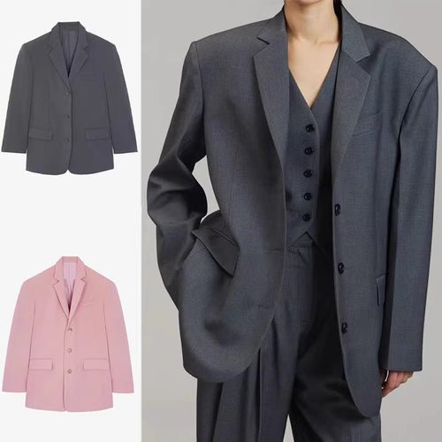 Women's elegant oversized blazer with matching suit Stilla