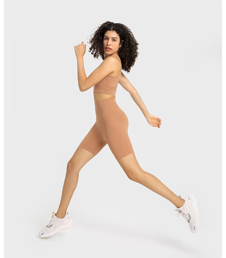 Stilla | Peach Hip Høj Talje Slankende Yoga Motion Shorts