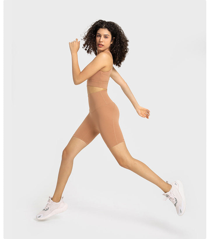 Stilla | Peach Hip Høj Talje Slankende Yoga Motion Shorts
